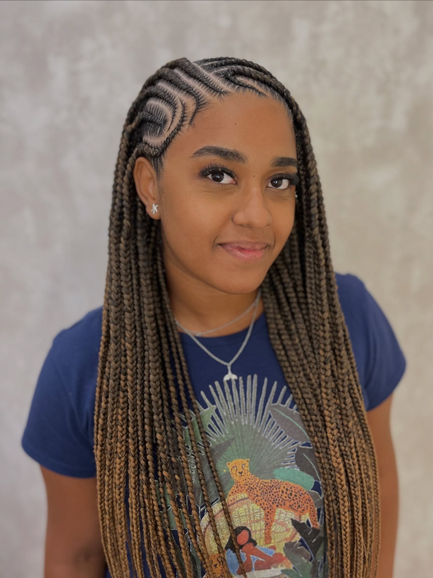 stunning fulani braids