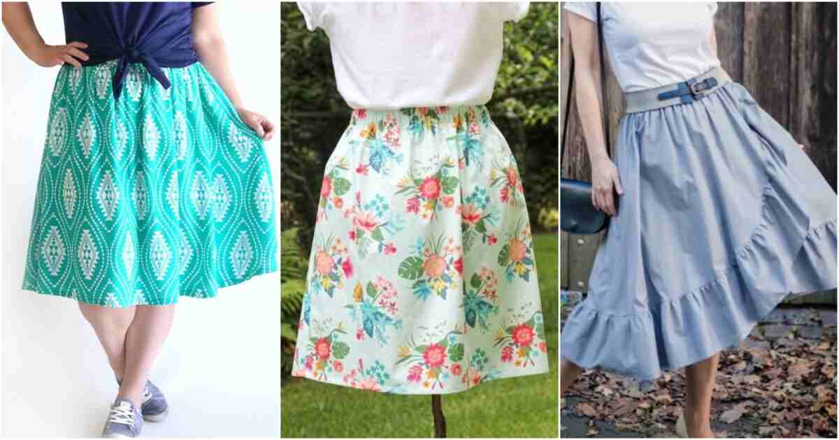 10 Summer Skirt Free Sewing Patterns 9 summer skirt free
