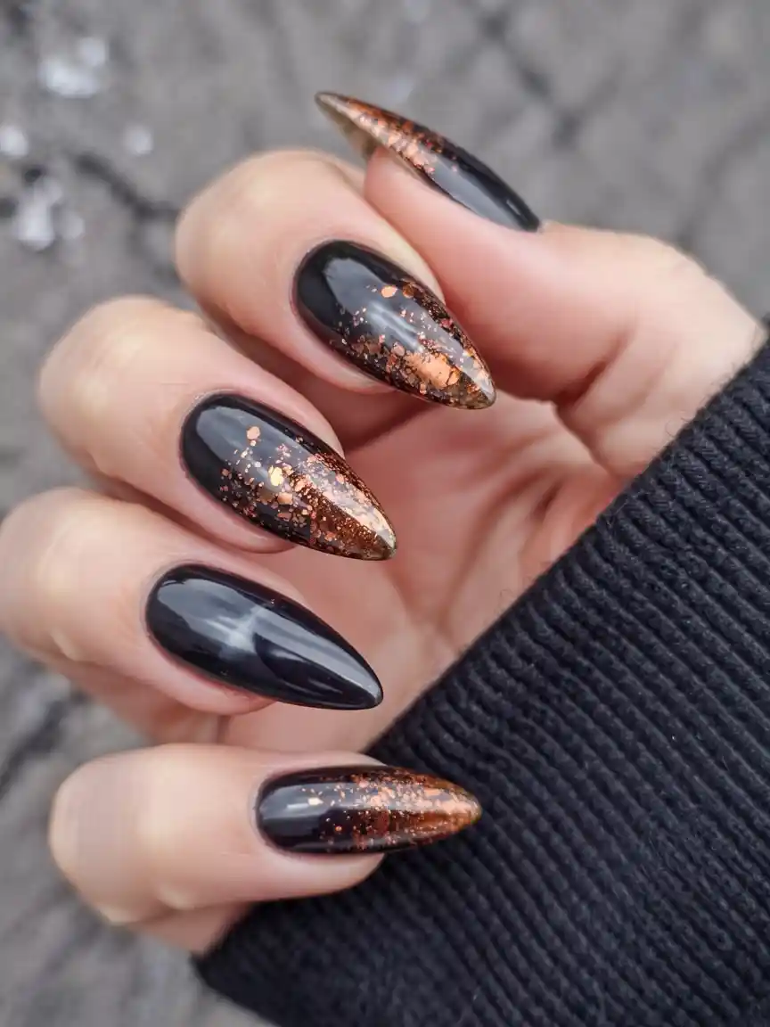 dark fall nails