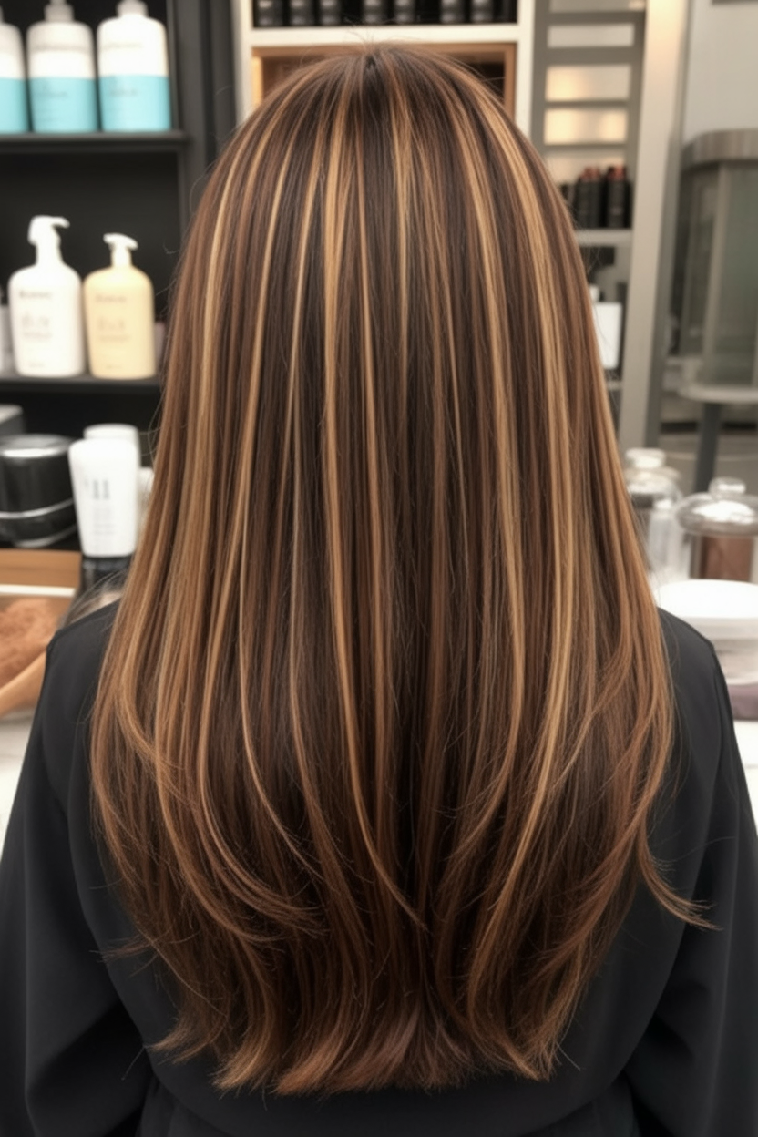 stunning brown hair