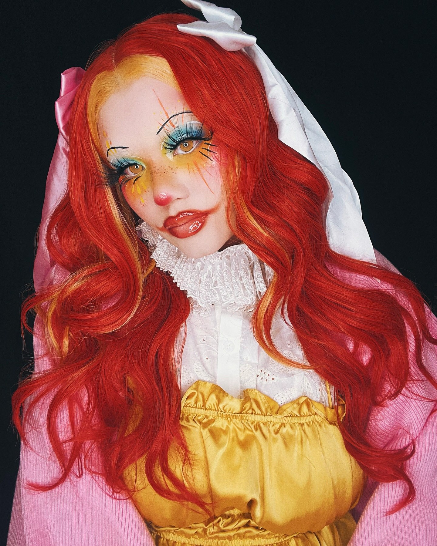 wild clown hairstyles
