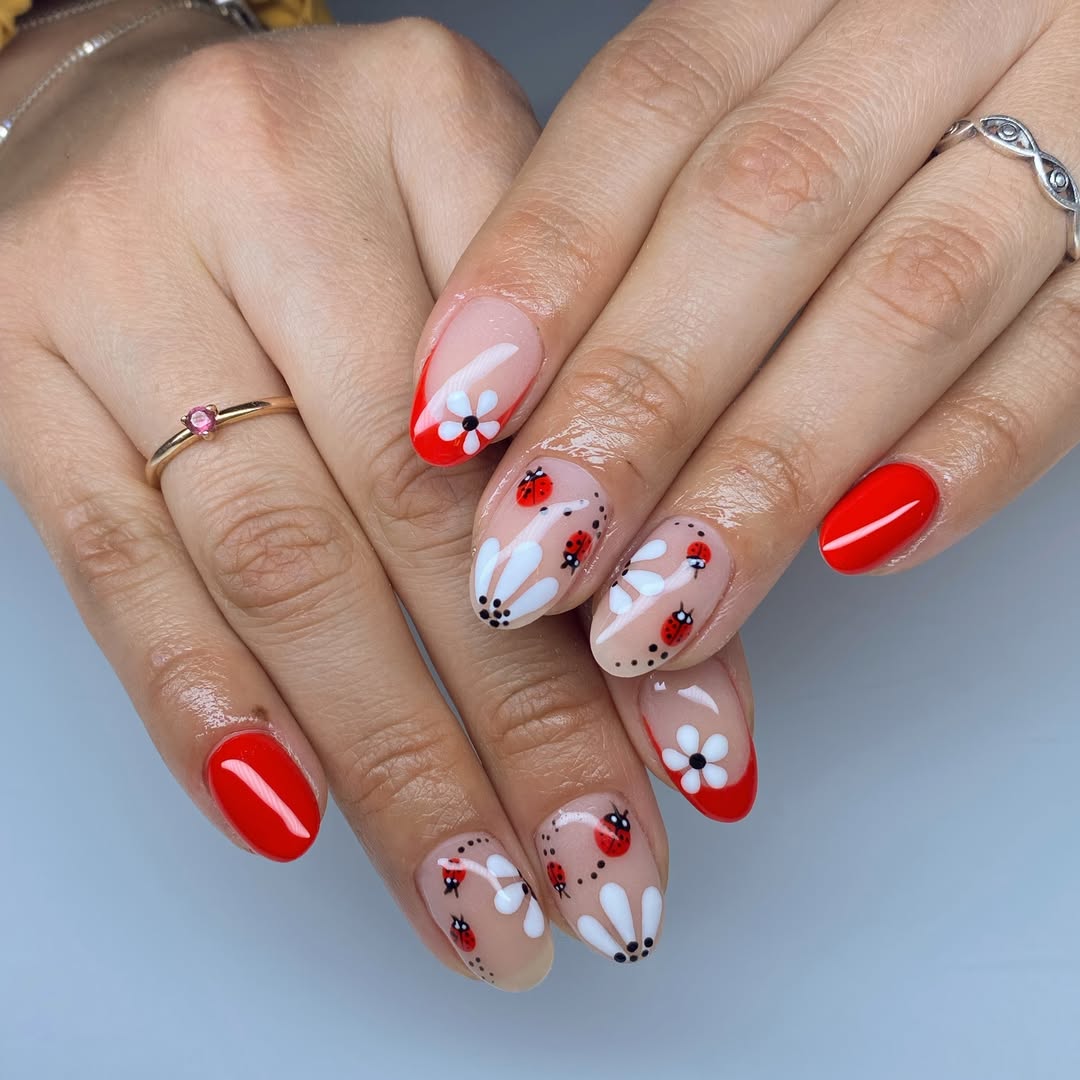 fiery summer red