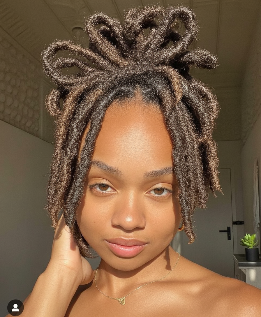 stunning locs hairstyles