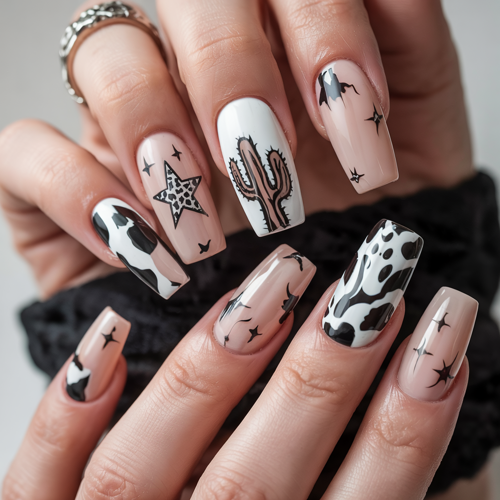 20 Fall Western Nail Ideas for 2025 That Are Equal Parts Cowgirl & Chic 8 fall western nail