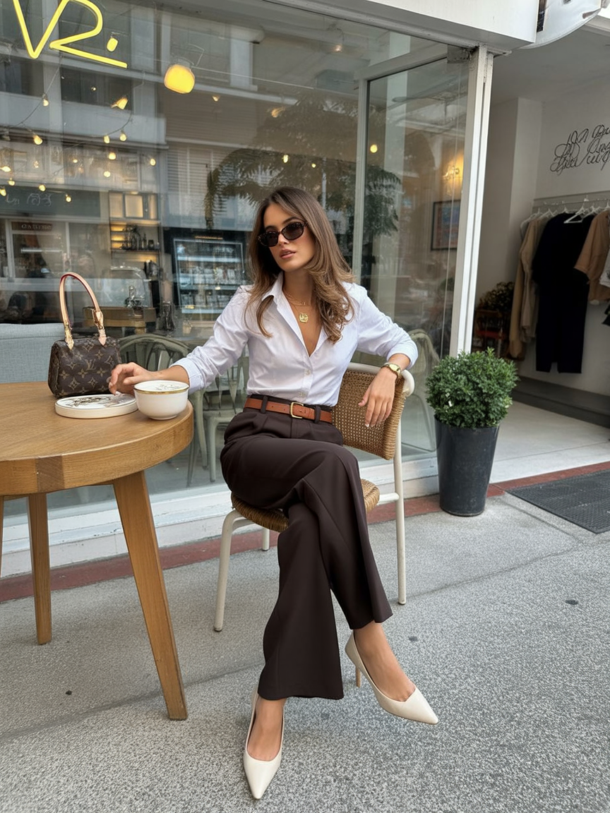 classy spring outfit