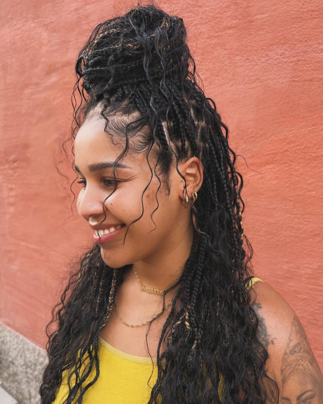 stunning box braid