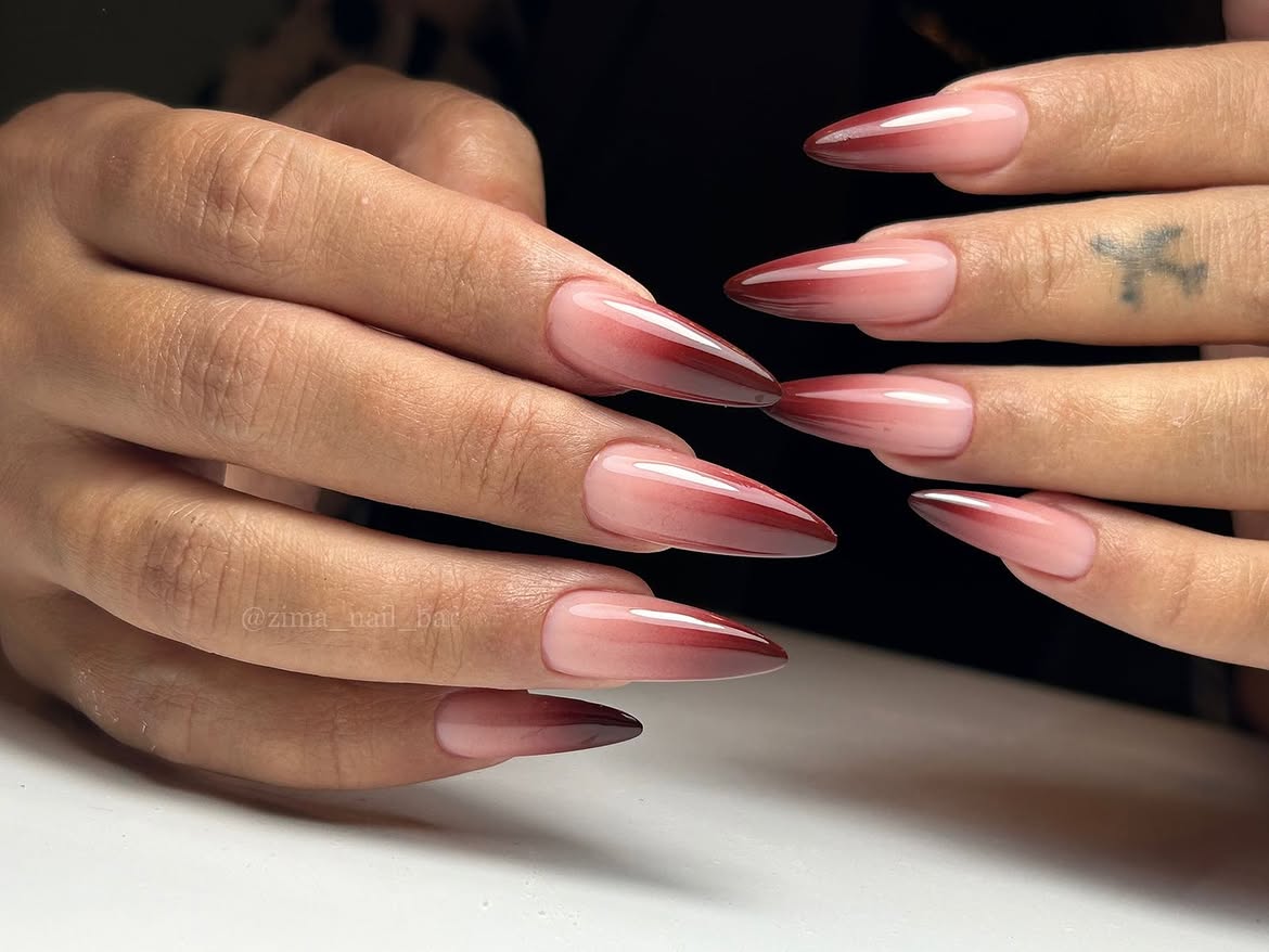 stunning fall ombre