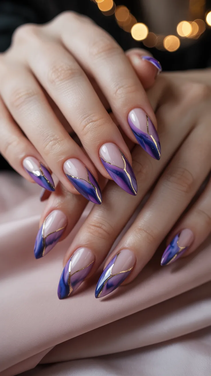 spring aura nails