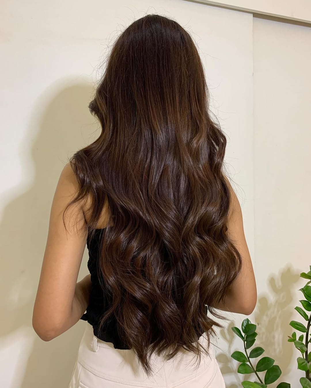 chestnut brown hair