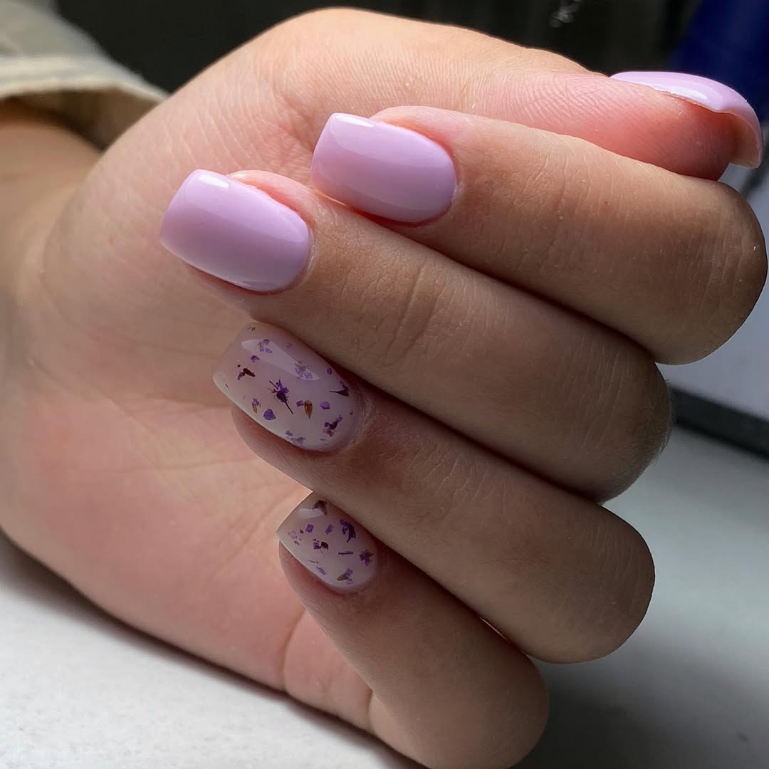 cool purple nail