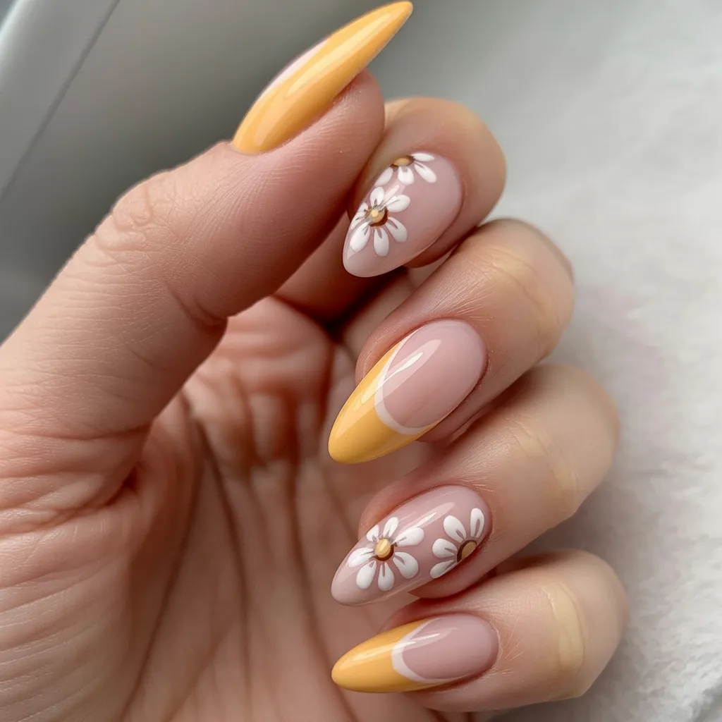 bright spring nails