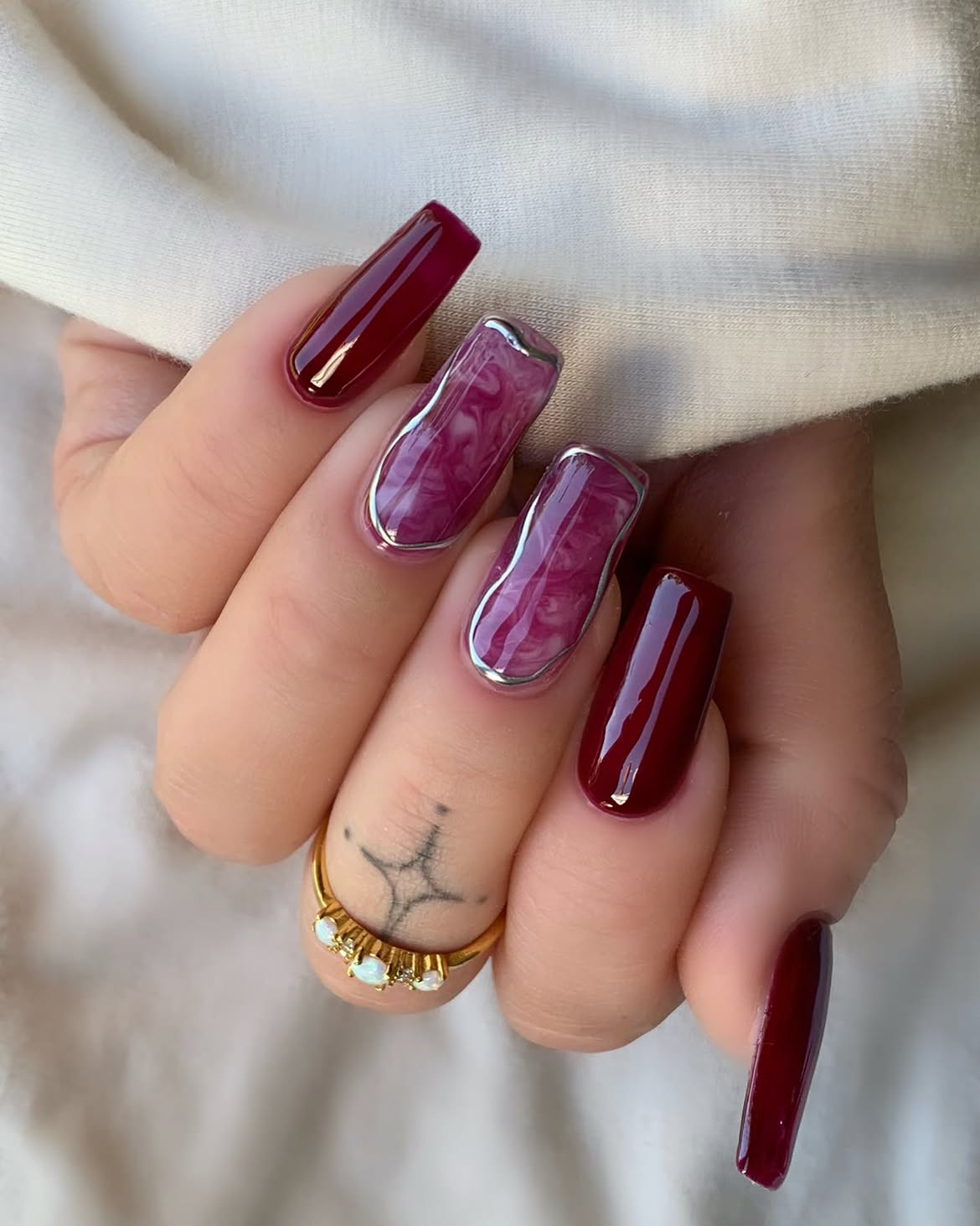 stunning fall nail