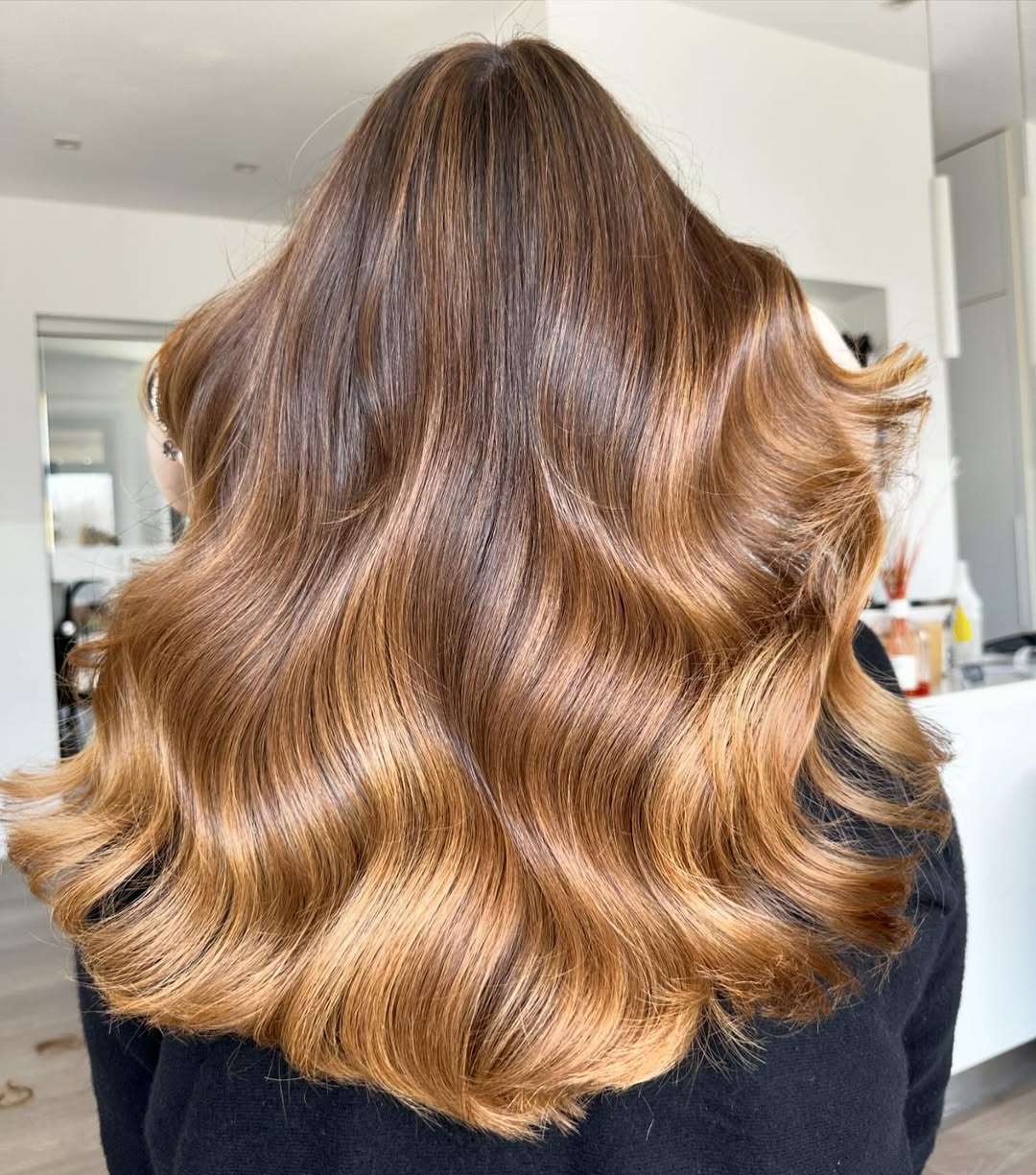 honey brown hair