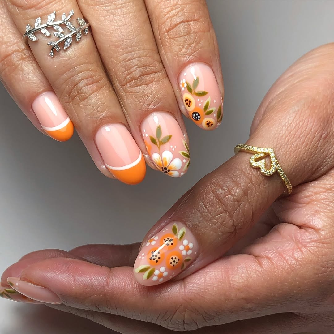 cute orange summer