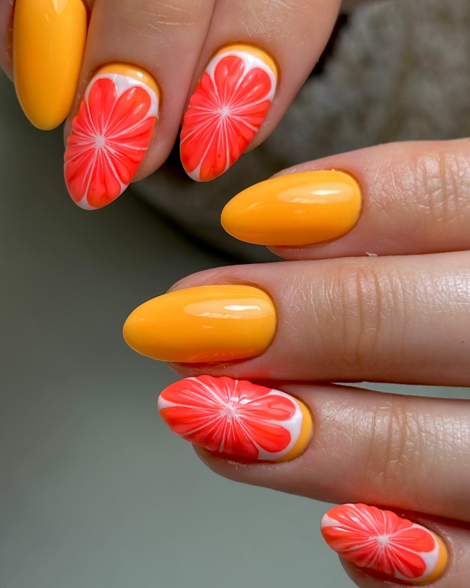 dazzling vibrant nail