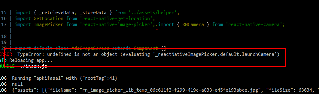 typeerror undefined not
