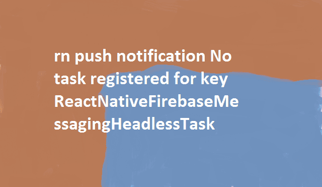 push notification task
