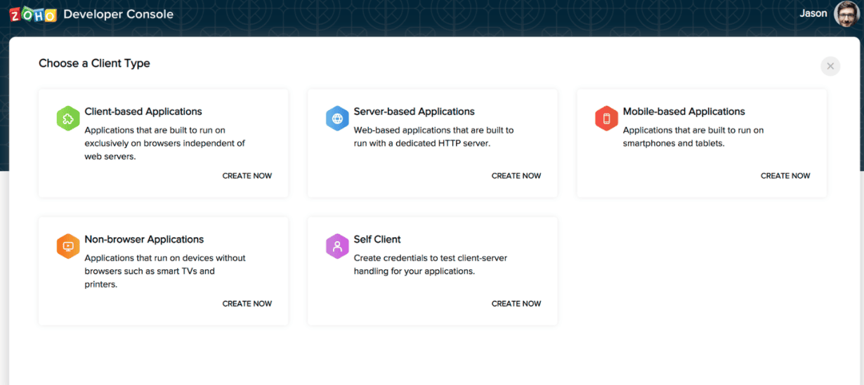 integrate zoho api